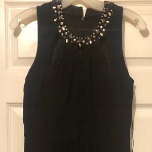 Black evening formal dress
